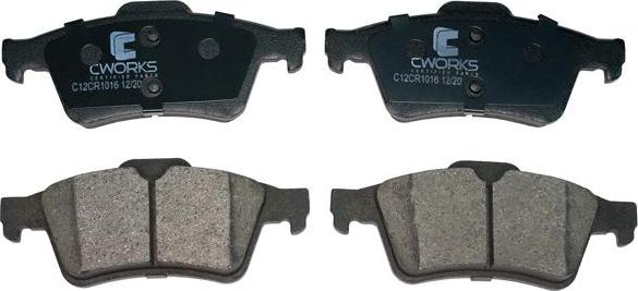 Cworks C12CR1016 - Set placute frana,frana disc aaoparts.ro