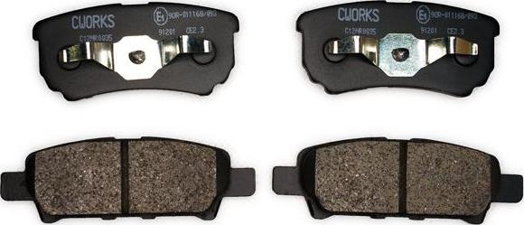 Cworks C12NR0035 - Set placute frana,frana disc aaoparts.ro