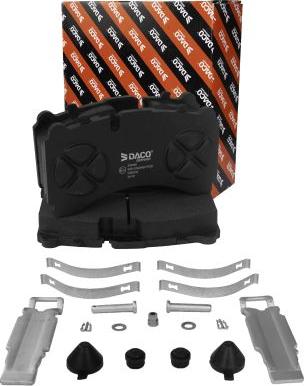 DACO Germany 355040 - Set placute frana,frana disc aaoparts.ro