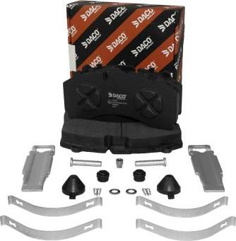 DACO Germany 355035 - Set placute frana,frana disc aaoparts.ro