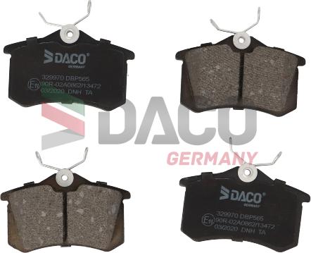 DACO Germany 329970 - Set placute frana,frana disc aaoparts.ro