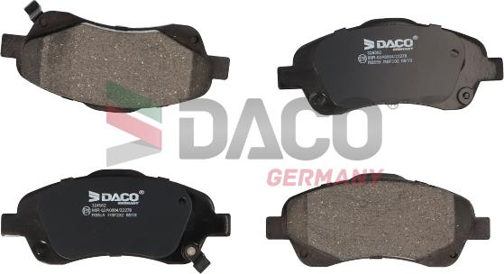 DACO Germany 324562 - Set placute frana,frana disc aaoparts.ro