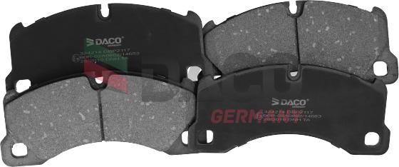 DACO Germany 324214 - Set placute frana,frana disc aaoparts.ro