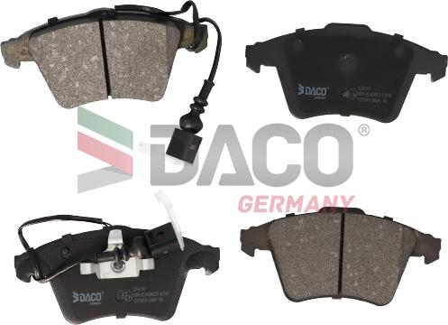 DACO Germany 324210 - Set placute frana,frana disc aaoparts.ro