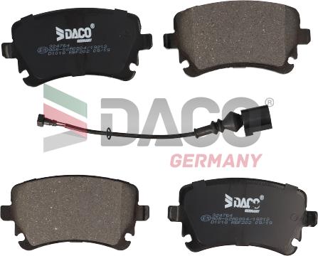 DACO Germany 324764 - Set placute frana,frana disc aaoparts.ro
