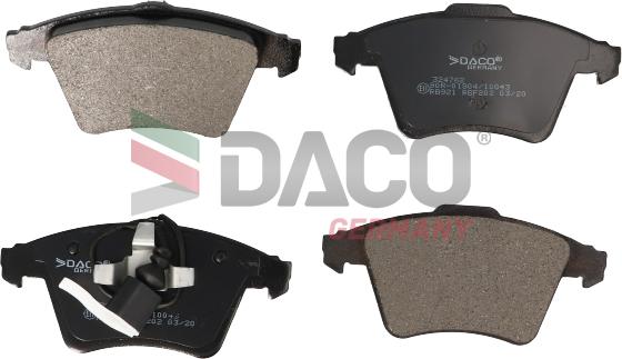 DACO Germany 324762 - Set placute frana,frana disc aaoparts.ro