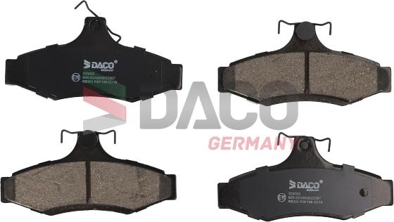 DACO Germany 325003 - Set placute frana,frana disc aaoparts.ro