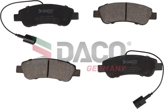 DACO Germany 320915 - Set placute frana,frana disc aaoparts.ro