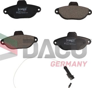 DACO Germany 320913 - Set placute frana,frana disc aaoparts.ro
