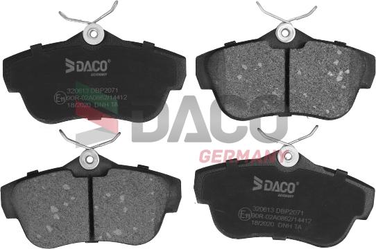 DACO Germany 320613 - Set placute frana,frana disc aaoparts.ro