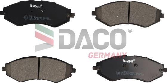 DACO Germany 320802 - Set placute frana,frana disc aaoparts.ro