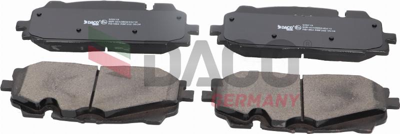 DACO Germany 320219 - Set placute frana,frana disc aaoparts.ro