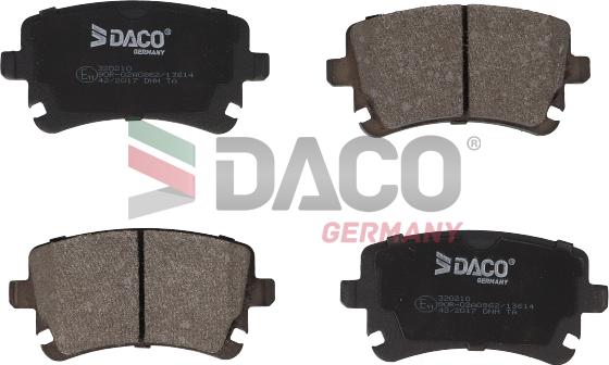 DACO Germany 320210 - Set placute frana,frana disc aaoparts.ro