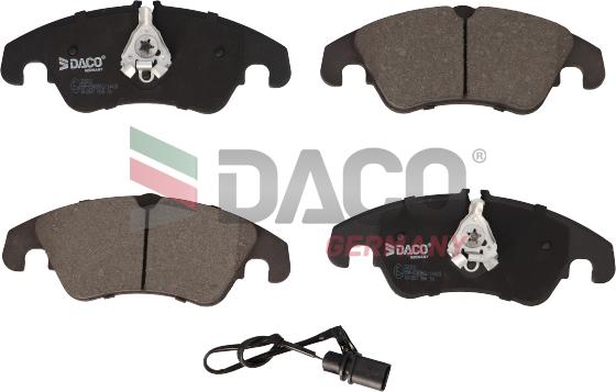 DACO Germany 320211 - Set placute frana,frana disc aaoparts.ro