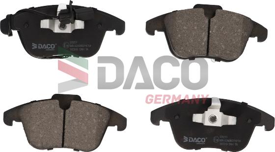 DACO Germany 320231 - Set placute frana,frana disc aaoparts.ro