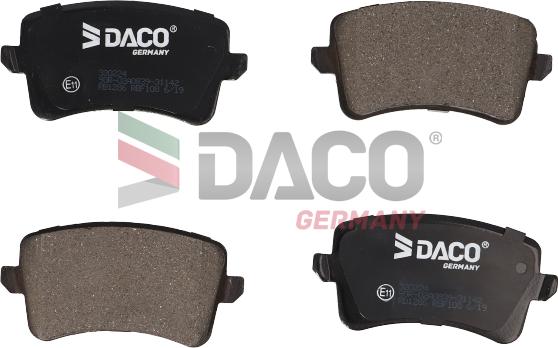 DACO Germany 320224 - Set placute frana,frana disc aaoparts.ro