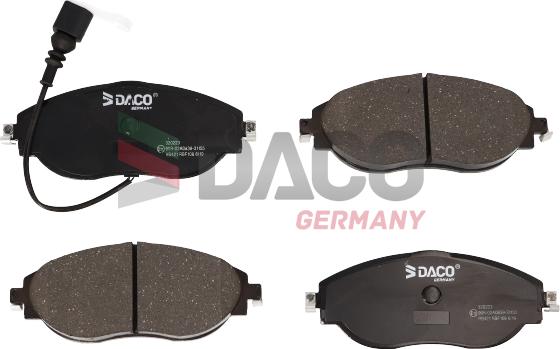 DACO Germany 320223 - Set placute frana,frana disc aaoparts.ro