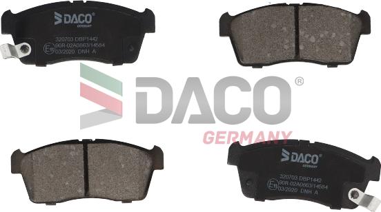 DACO Germany 320703 - Set placute frana,frana disc aaoparts.ro