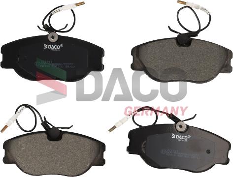 DACO Germany 321941 - Set placute frana,frana disc aaoparts.ro
