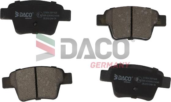 DACO Germany 321954 - Set placute frana,frana disc aaoparts.ro