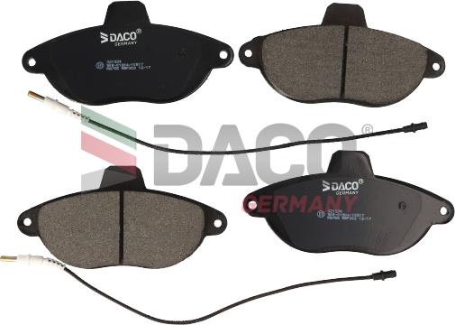 DACO Germany 321934 - Set placute frana,frana disc aaoparts.ro