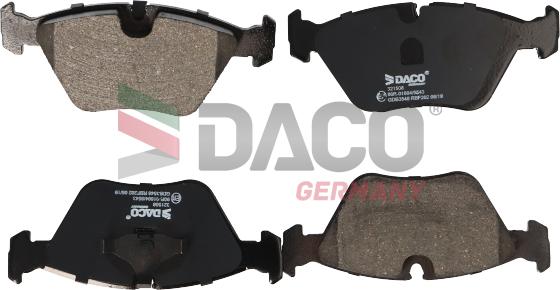 DACO Germany 321508 - Set placute frana,frana disc aaoparts.ro