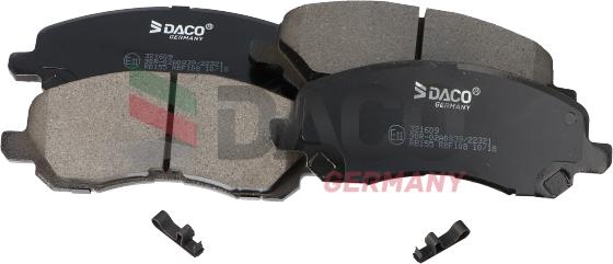 DACO Germany 321609 - Set placute frana,frana disc aaoparts.ro