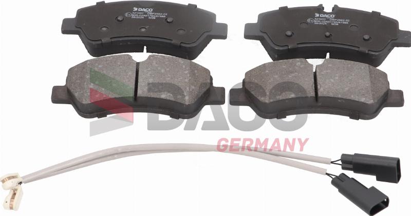DACO Germany 321007 - Set placute frana,frana disc aaoparts.ro