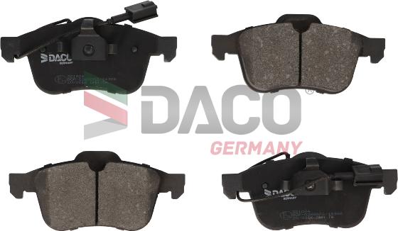 DACO Germany 321014 - Set placute frana,frana disc aaoparts.ro