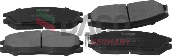 DACO Germany 321326 - Set placute frana,frana disc aaoparts.ro