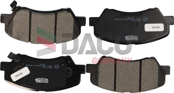 DACO Germany 321719 - Set placute frana,frana disc aaoparts.ro