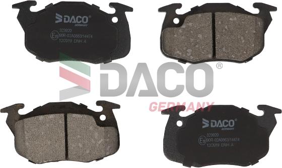 DACO Germany 323920 - Set placute frana,frana disc aaoparts.ro