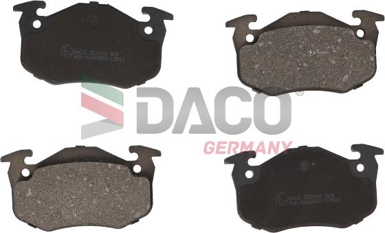 DACO Germany 323928 - Set placute frana,frana disc aaoparts.ro