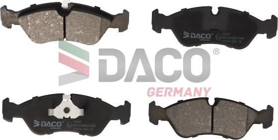 DACO Germany 323607 - Set placute frana,frana disc aaoparts.ro