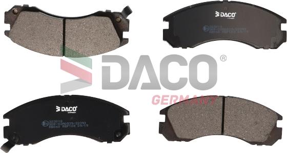 DACO Germany 323018 - Set placute frana,frana disc aaoparts.ro