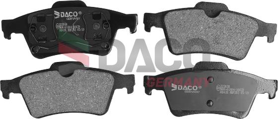DACO Germany 323030 - Set placute frana,frana disc aaoparts.ro