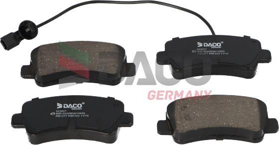 DACO Germany 323027 - Set placute frana,frana disc aaoparts.ro
