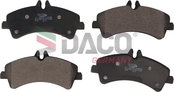 DACO Germany 323363 - Set placute frana,frana disc aaoparts.ro