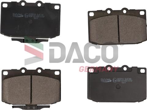 DACO Germany 323213 - Set placute frana,frana disc aaoparts.ro