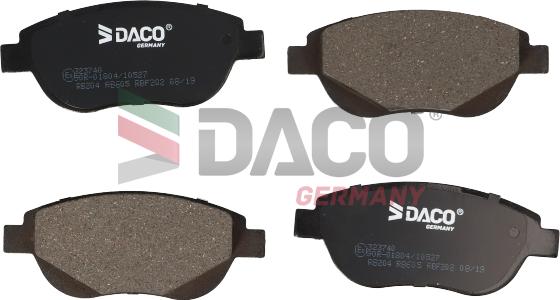 DACO Germany 323740 - Set placute frana,frana disc aaoparts.ro