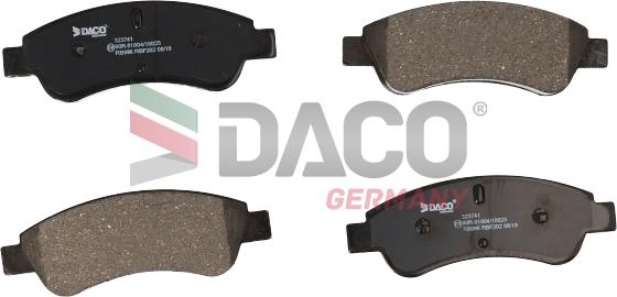 DACO Germany 323741 - Set placute frana,frana disc aaoparts.ro