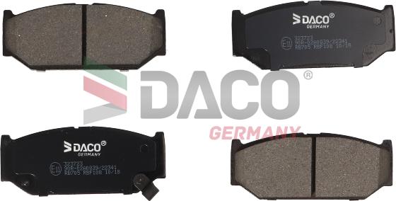 DACO Germany 323723 - Set placute frana,frana disc aaoparts.ro
