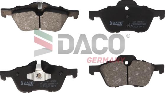 DACO Germany 322417 - Set placute frana,frana disc aaoparts.ro