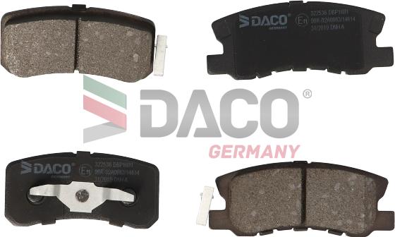 DACO Germany 322536 - Set placute frana,frana disc aaoparts.ro