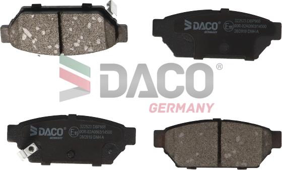 DACO Germany 322523 - Set placute frana,frana disc aaoparts.ro