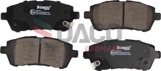 DACO Germany 322574 - Set placute frana,frana disc aaoparts.ro