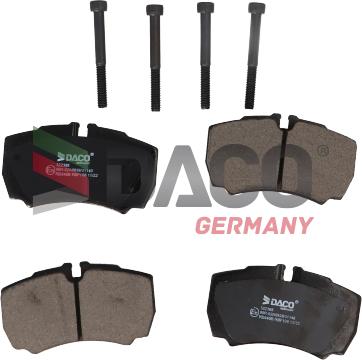 DACO Germany 322368 - Set placute frana,frana disc aaoparts.ro