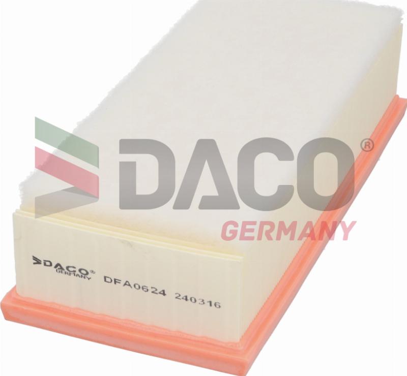DACO Germany DFA0624 - Filtru aer aaoparts.ro