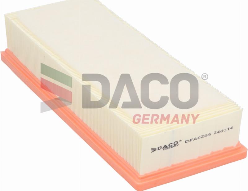 DACO Germany DFA0205 - Filtru aer aaoparts.ro