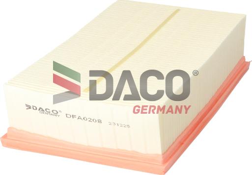 DACO Germany DFA0208 - Filtru aer aaoparts.ro